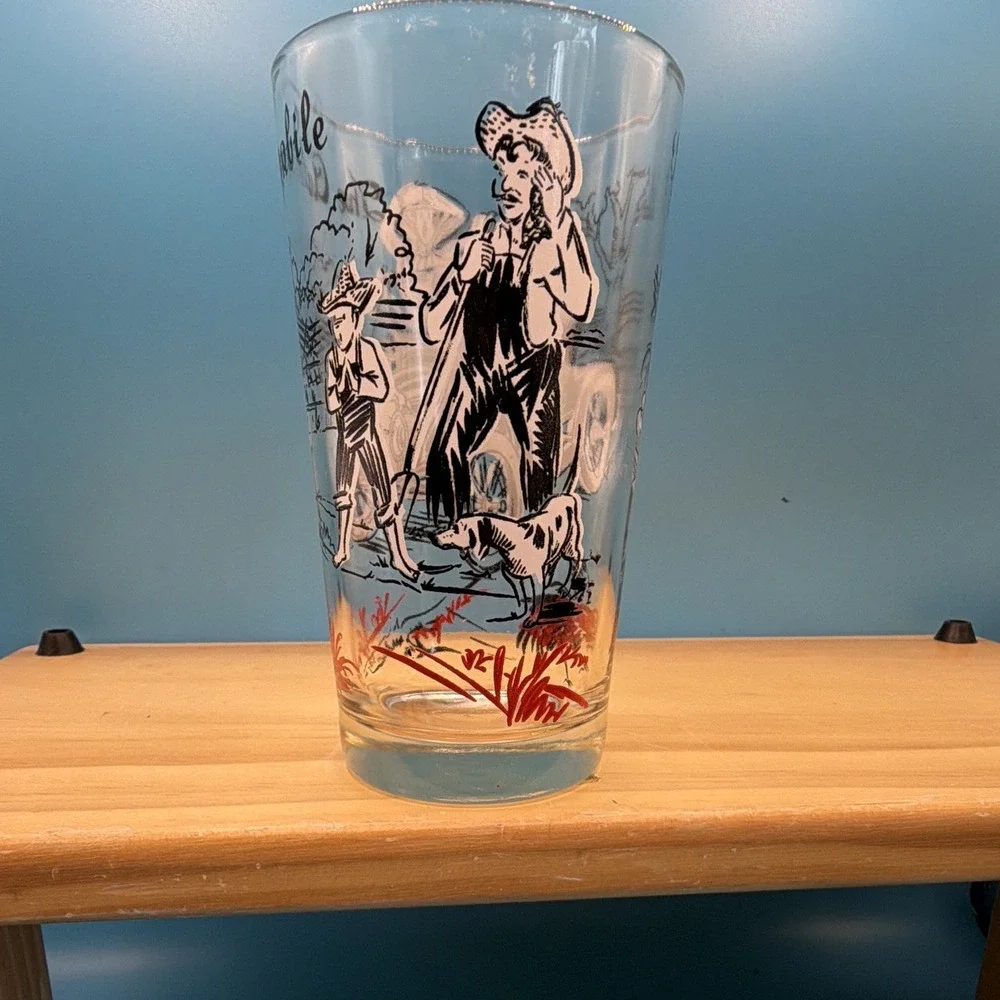 Vintage Clear Glass. The Automobile